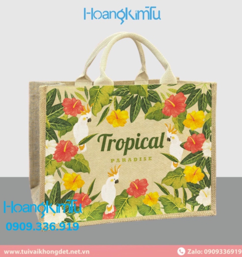 Túi đay vintage Hoàng Kim Tú